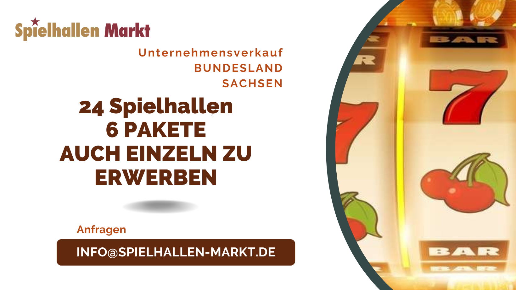 Geschäftsverkauf Spielhallen Unternehmen